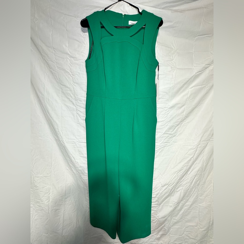 Calvin Klein green jumpsuit
